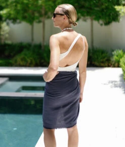 The Going Places Gauze Sarong - Midnight -Classic Lady Wear Store The Going Places Gauze Sarong Midnight 2