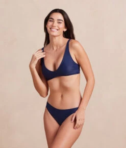 The Tide Scoop Neck Bikini Top - Deep Sea 6 The Tide Scoop Neck Bikini Top - Deep Sea -Classic Lady Wear Store Tide Scoop Neck Deep Sea 7