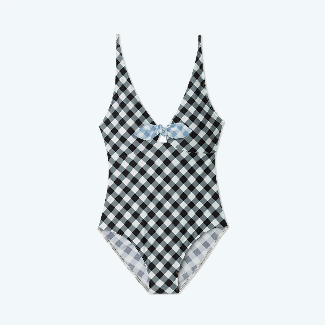 The Jetsetter - Gingham In Sea Urchin 1 The Jetsetter - Gingham In Sea Urchin