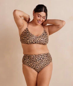 The Wanderlust Bikini Top - Leopard 9 The Wanderlust Bikini Top - Leopard -Classic Lady Wear Store WanderlustBikiniTop Leopard Front