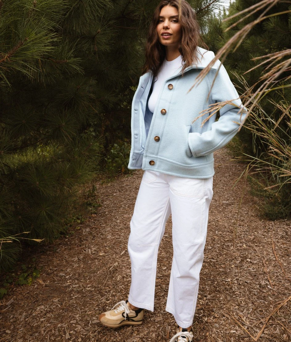 The Warmest Wool Short Coat - Frost 1 The Warmest Wool Short Coat - Frost