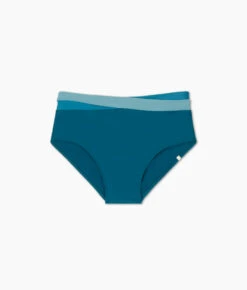 The Wrap High Leg High Rise Bikini Bottom - Seaweed & Bluestone & Mist 5 The Wrap High Leg High Rise Bikini Bottom - Seaweed & Bluestone & Mist -Classic Lady Wear Store Wrap High Leg High Rise Stone Blue Oceanside FLAT