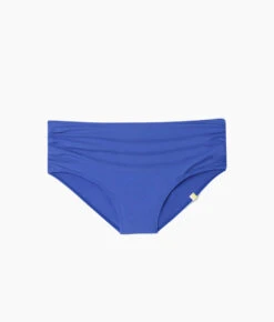 The Ruched High Leg High Rise Bottom - Hydrangea -Classic Lady Wear Store flatlaygraybackground 110