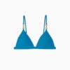 The Chain-Shoulder Triangle Bikini Top - Capri