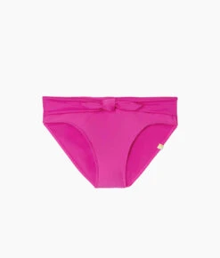 The Tie Belt High Leg Mid Rise Bottom - Hibiscus -Classic Lady Wear Store flaylaygraybackground 195