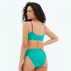 The High Leg Mid Rise Bikini Bottom - Seaglass -Classic Lady Wear Store hlmr seaglass back web 60f31c24 3416 4dbf 83ff 697effed73b7