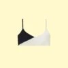 The Marina Bikini Top - Sea Urchin & White Sand