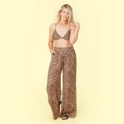 The Perfect Palazzo Pant - Leopard -Classic Lady Wear Store palazzo pants leopard front 2 fe681705 a497 463b b27f 7ec7e9af1aaa