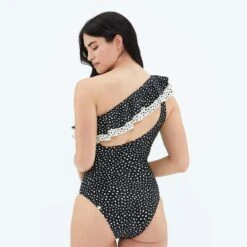 The Ruffle Sidestroke - On The Dot -Classic Lady Wear Store rufflesidestroke dot front web 5e8cf192 31ec 4e9f b7ef d2b5192abd4e