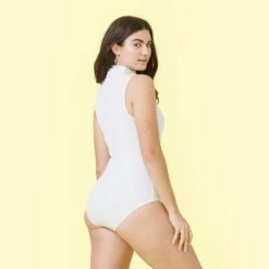 The Sleeveless Day To Night Bodysuit - White Sand 7 The Sleeveless Day To Night Bodysuit - White Sand -Classic Lady Wear Store sleeveless body suit 1 1cf89e5f 9a02 4e3a af6b 3752c1d7bc5d