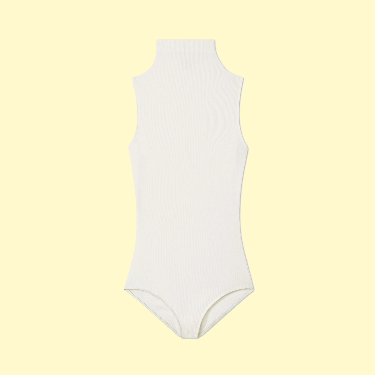 The Sleeveless Day To Night Bodysuit - White Sand 1 The Sleeveless Day To Night Bodysuit - White Sand